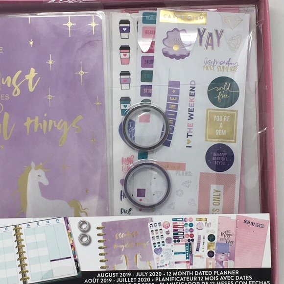 Magical Unicorn Happy Planner Kit 19-20 Student - Picture 4 of 6